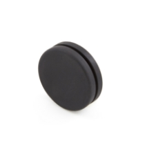 Essentra Components DGB-10 Diaphragm Grommet, 0.866", Black