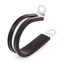 UMPCO S325G24 1 1/2" Plated Steel Cable Clamp, 1/2" Wide