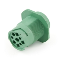 Amphenol Sine Systems AHD17-9-1939PES80 AHD 9-Pin Receptacle , J1939 (TYPE 2), Jam Mount With Extended Shroud