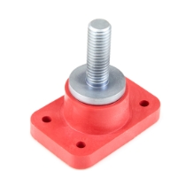 Eaton's Bussmann Series C1933R Heavy Duty Junction Block, Non-Feed Through, Red