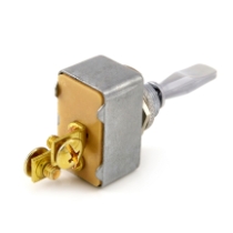 Pollak 34-212 Heavy Duty Toggle Switch, On-Off, SPST, Rotated View