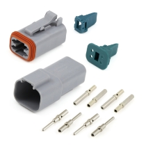 Amphenol Sine Systems AT4PS-CKIT 4-Pin Receptacle & Plug AT Connector Kit
