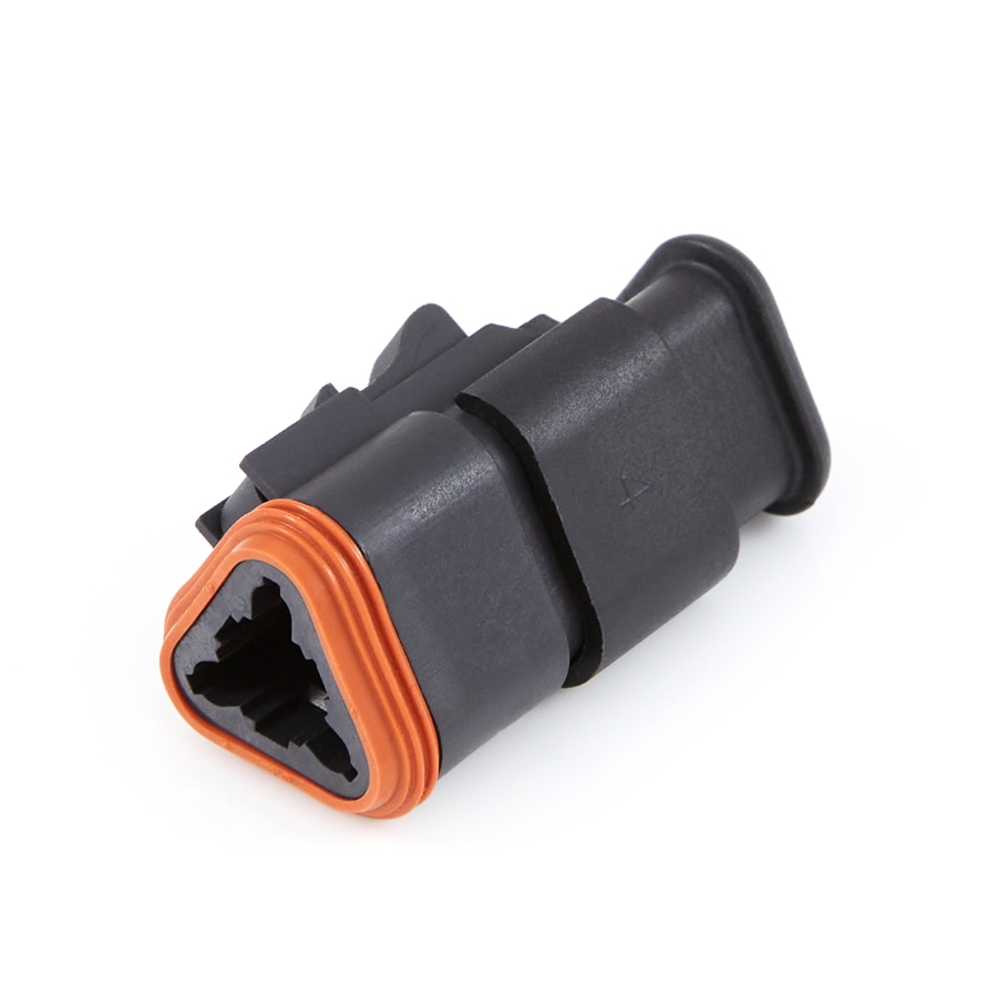 Amphenol Sine Systems AT06-3S-SR01BLK 3-Way AT Connector Plug