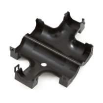 HellermannTyton 167-00220 Hinged Convoluted Loom Tubing T-Fitting, L- 0.75" x C- 0.75" x R- 0.75, Open