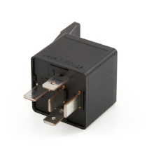 Bosch 332019150, Bosch 332019150441 Mini Relay, Normally Open, 5-Pin, SPST, 30A, 12VDC, Rotated View, Side View