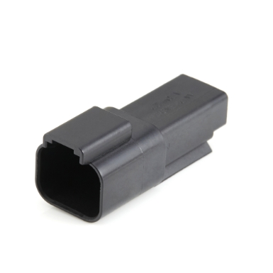 amphenol sine systems at04-2p-blk 2-way connector receptacle