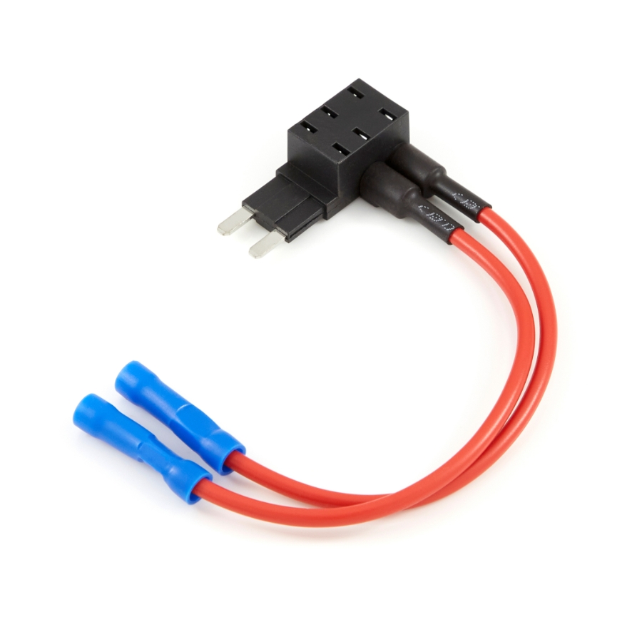 OptiFuse LPM-08-3 Mini Dual Fused Circuit Tap, 20A, 58V, 16 Ga.