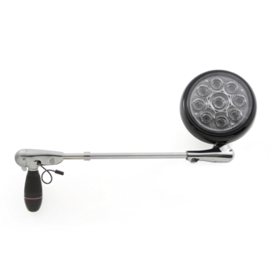 unity 206016-0002 led post-mount black spotlight