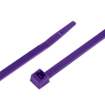 ACT AL-07-50-7-C Nylon Cable Tie, 7.56", 50 lbs, 100/Bag, Purple