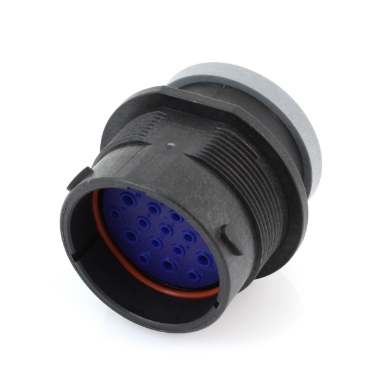15544902 aptiv hes circular 19-pin female connector  _side view 1