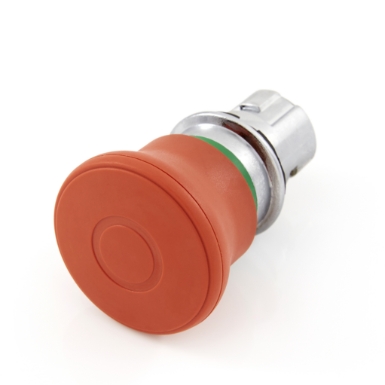 Lovato Electric LPSB6744 Mushroom-Head Locking Push Button Switch, Red, 22 mm