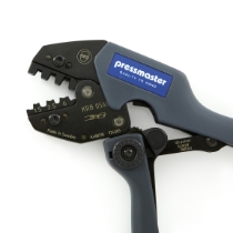 Pressmaster KRB-0560 Ergonomic Tool 22-10 Ga. Non-Insulated Open Barrel Terminals, Close-Up