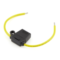 ATO/ATC In-Line Fuse Holder 46239, 14 Ga. Tinned UL1015 Wire, 4" Yellow Leads