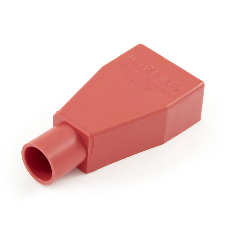 23505 Straight-In Battery Boot, 1/0-2/0 Ga., Red