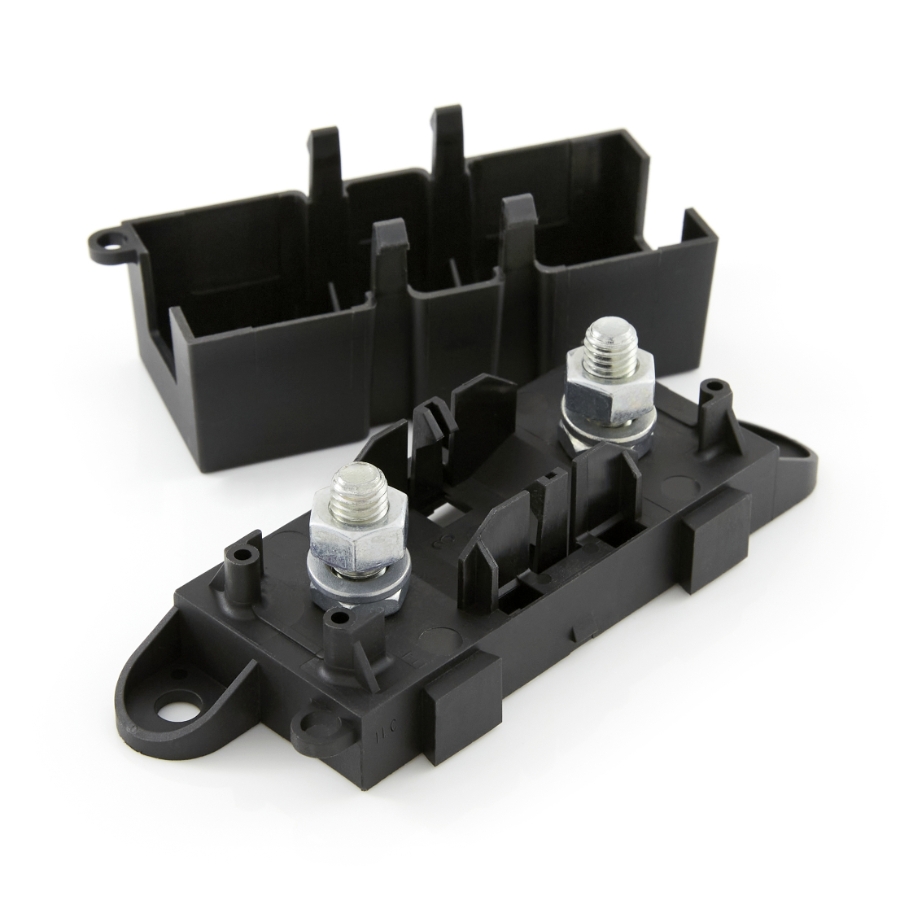 Littelfuse MEGA® Fuse Holder with Cover Black, 500A, 32VDC, 02981001ZXT