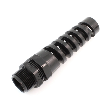 heyco 3462 pigtail cordgrip, 3/4 thread size, black
