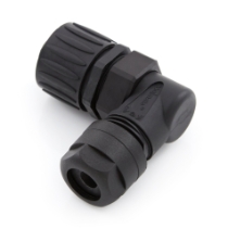 Amphenol Sine Systems C01620F00310012, 3+PE Female Right Angled Cable Connector with Strain Relief Internal Cable Clamping Ring, Comparable to 99-4222-70-04,CA3WLD